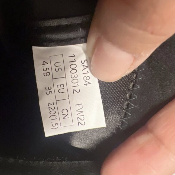 Stuart Weitzman Wren Pointed Toe Heel Ankle Sock Boots Black Suede US 4.5 Spain - Picture 9 of 9